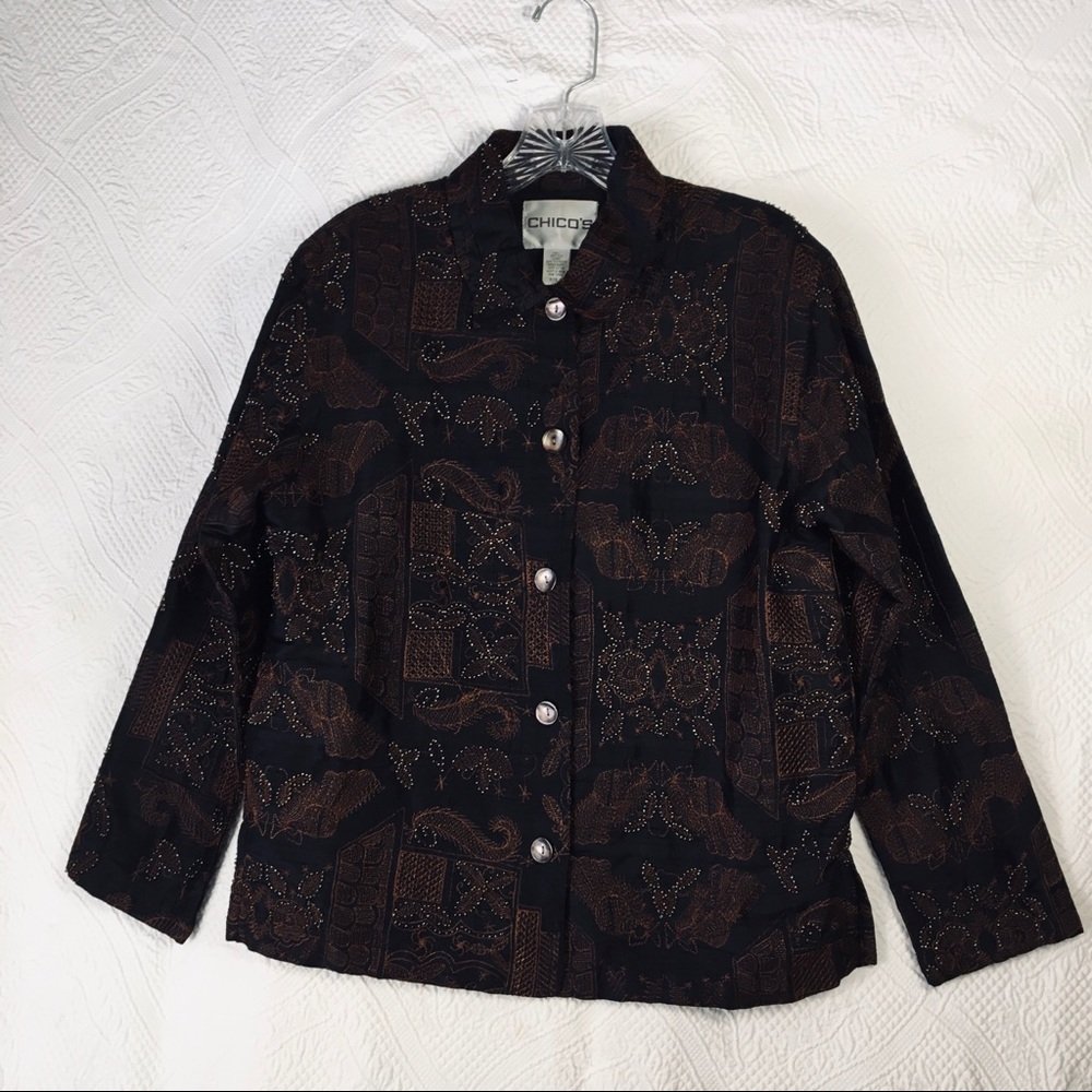 Woman’s Small Chico’s Jacket/Overshirt, Black